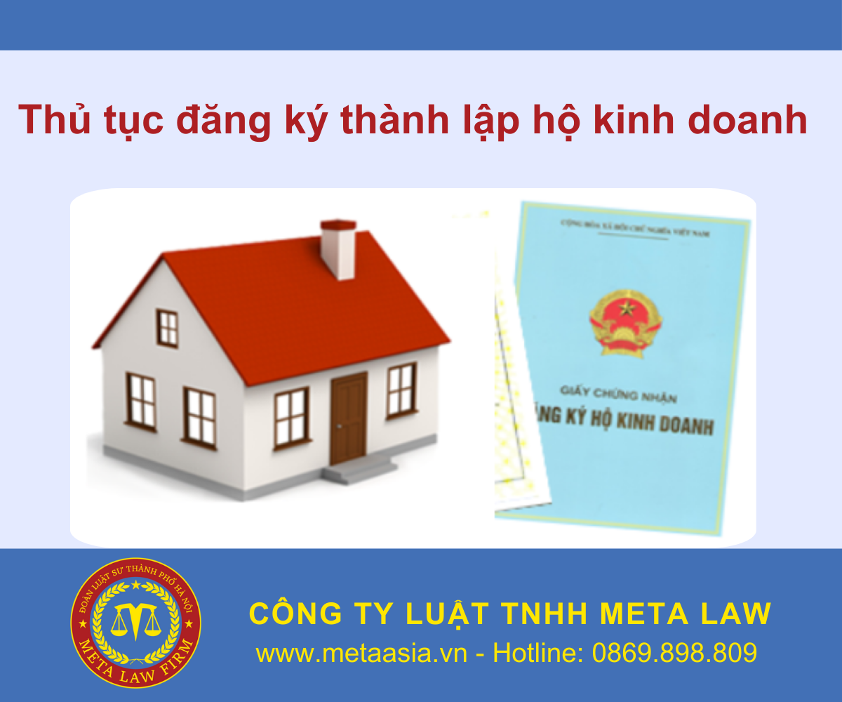 Thủ tục đăng ký thành lập hộ kinh doanh