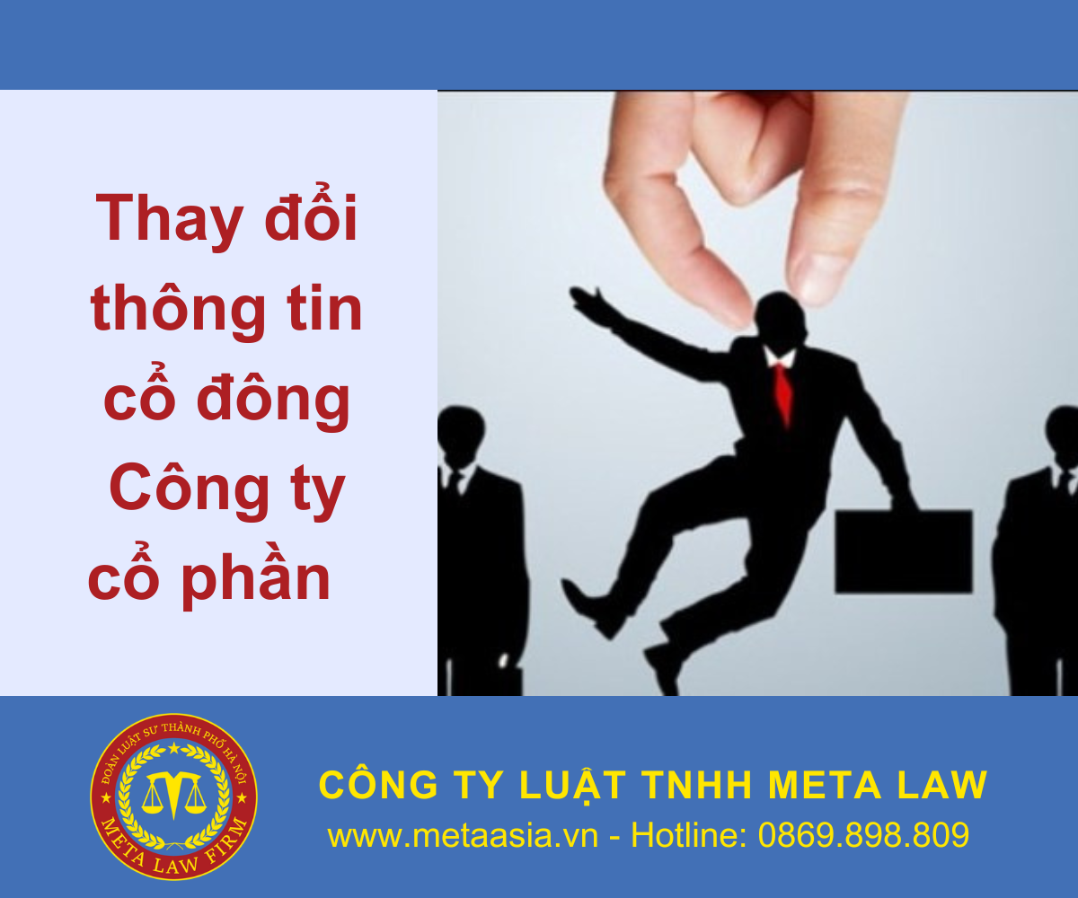 Thay đổi thông tin cổ đông Công ty cổ phần