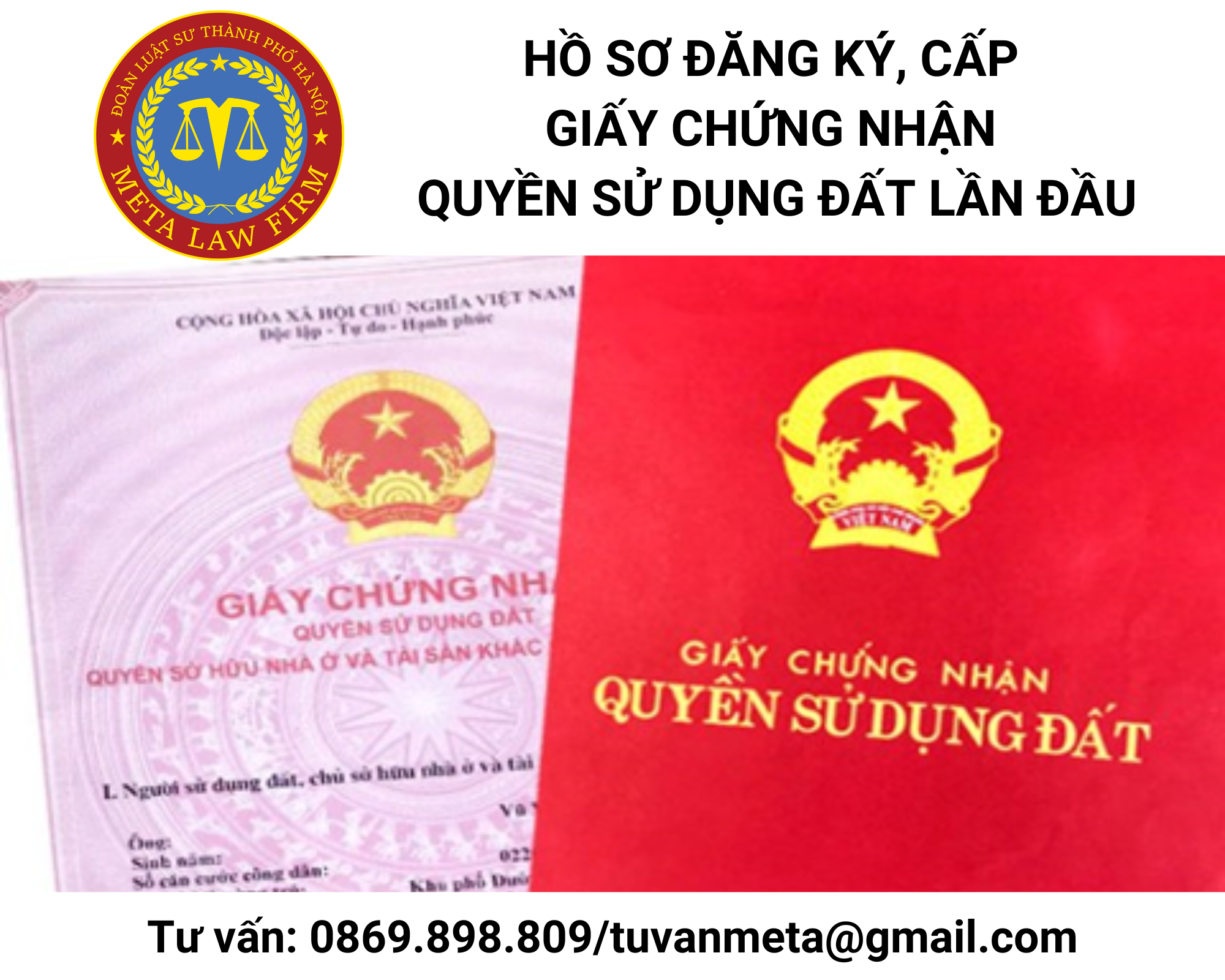 Hồ sơ đăng ký, cấp giấy chứng nhận quyền sử dụng đất lần đầu