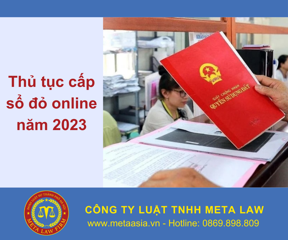 Thủ tục cấp sổ đỏ online năm 2023