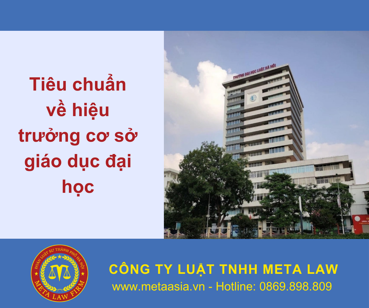 Tiêu chuẩn về hiệu trưởng cơ sở giáo dục đại học