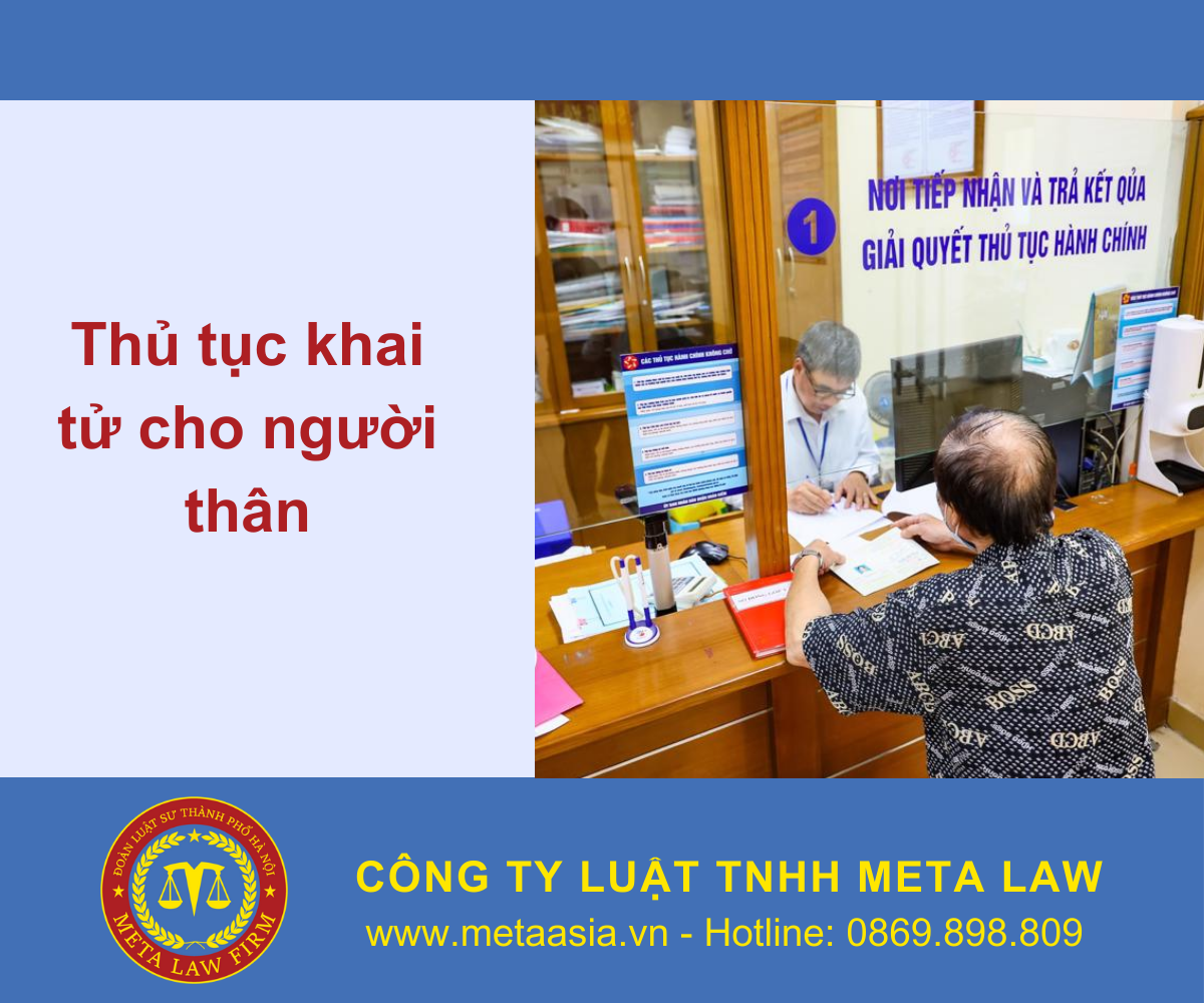 Thủ tục khai tử cho người thân