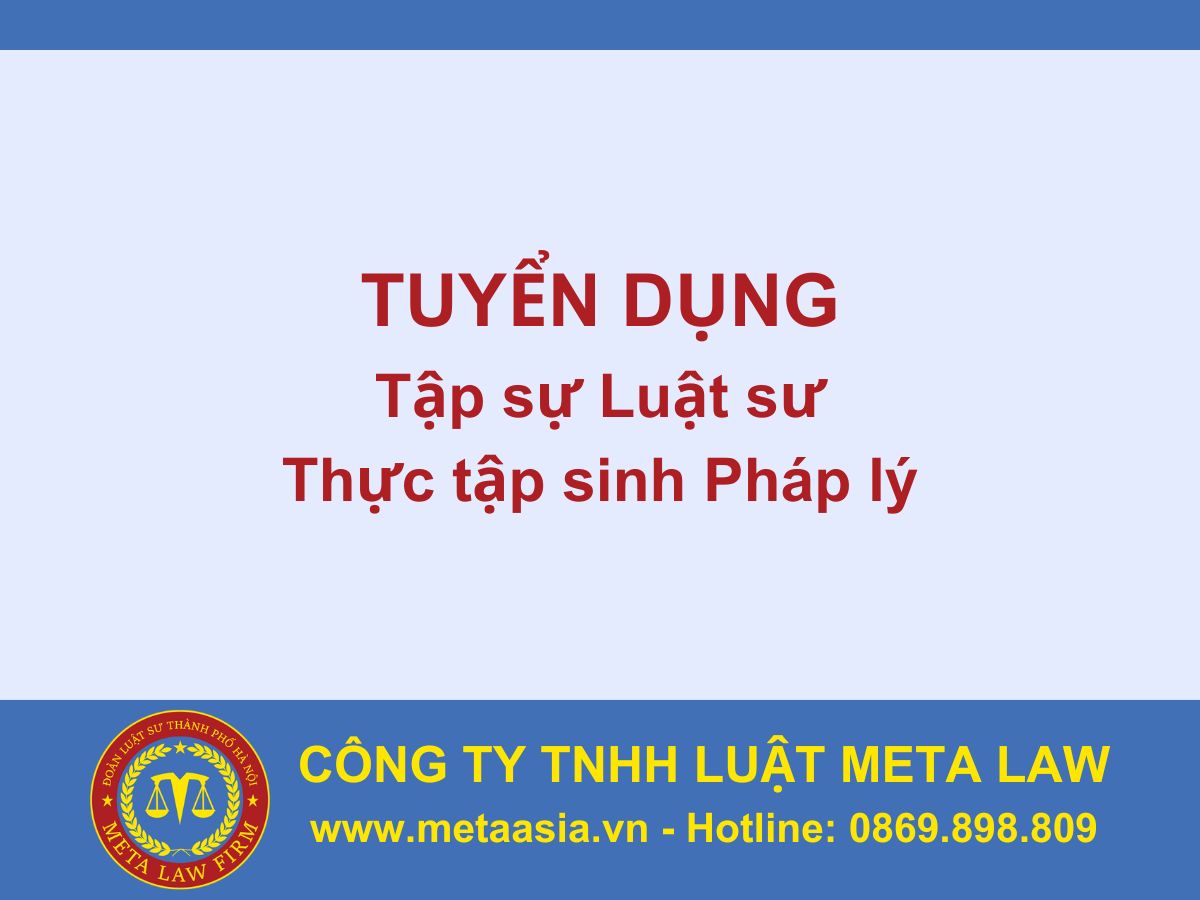 Tuyển dụng Tập sự Luật sư, Thực tập sinh Pháp lý