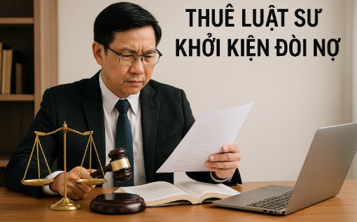 Thuê luật sư khởi kiện đòi nợ